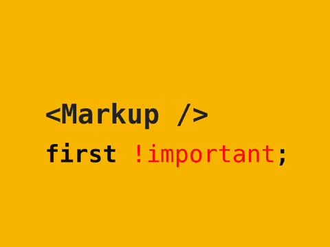 Praxistipp: Markup first blog image